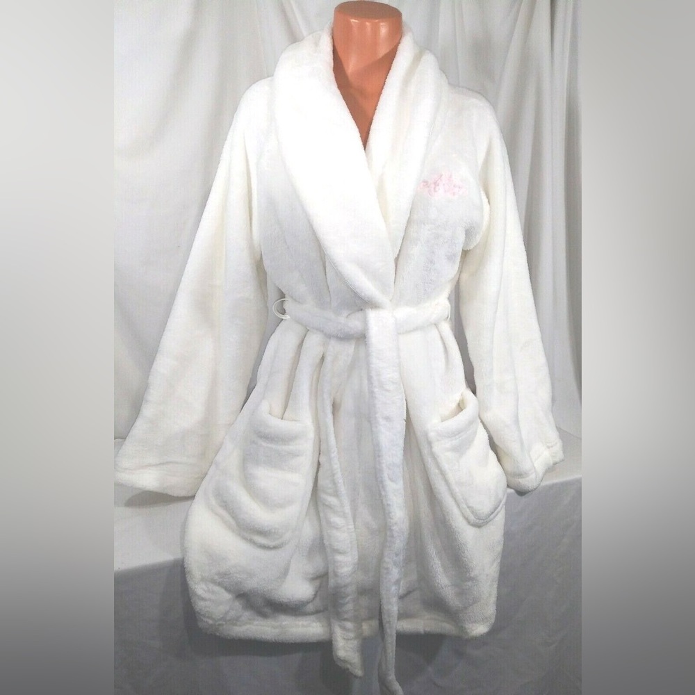 Victoria Secret Cozy White Angel Robe